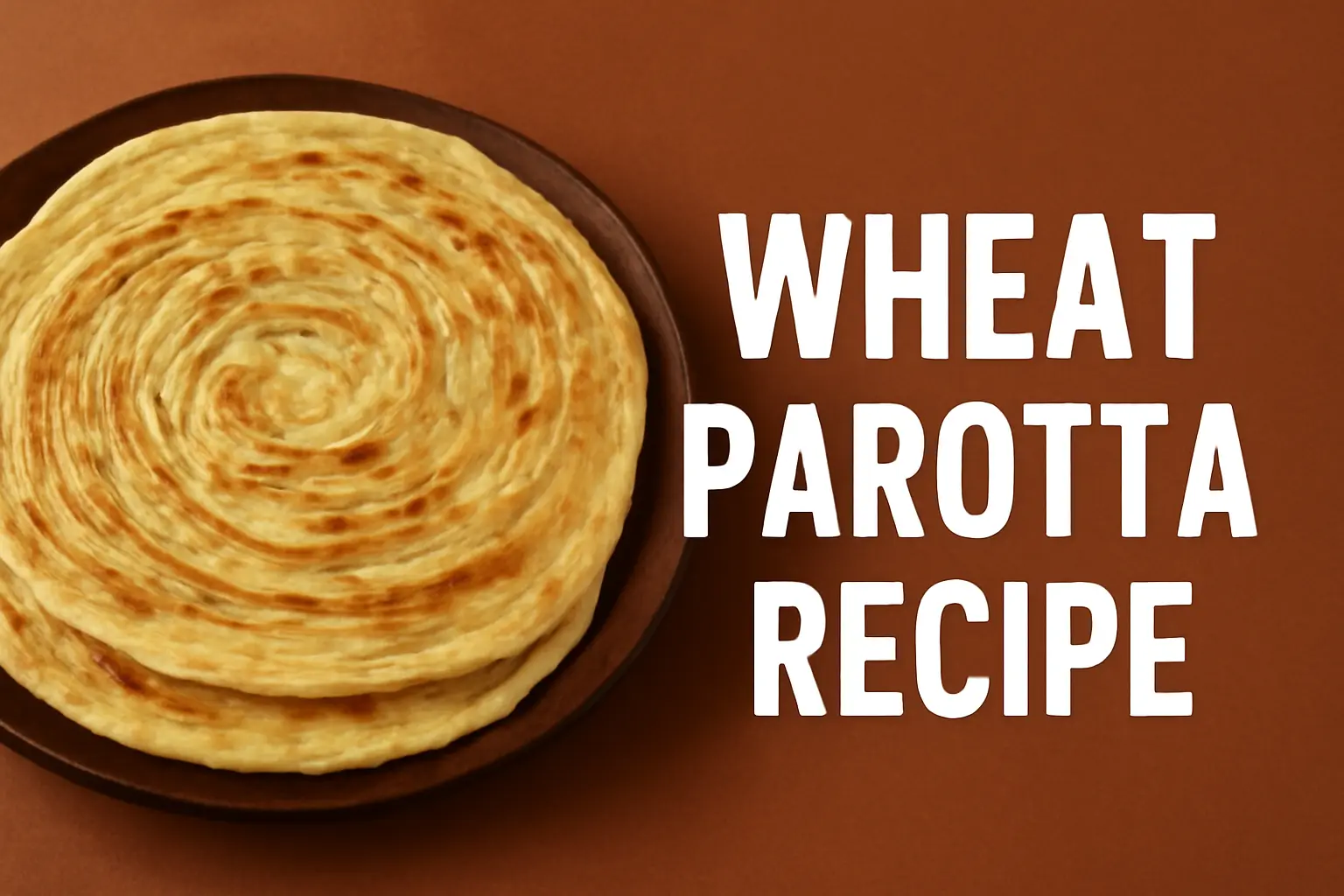 Wheat Parotta Recipe: Soft, Flaky & Healthy Indian Flatbread